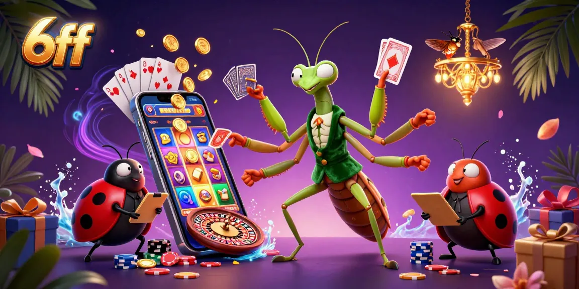 Experience thrilling moments at 6ff with vibrant casino games, card dealing, and dynamic interactions.