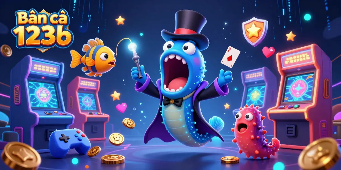 Engage with the thrilling Bắn cá 123b action featuring vibrant sea creatures in a colorful underwater casino.