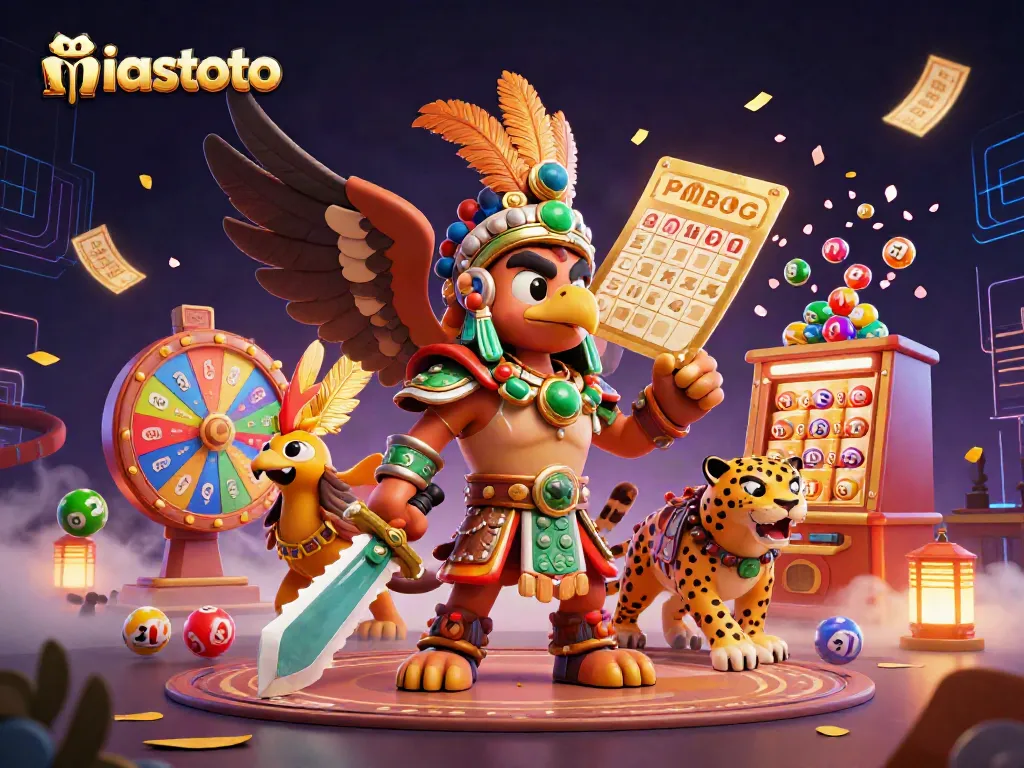 Experience niastoto's thrilling lottery and bingo excitement with dynamic characters and game elements.