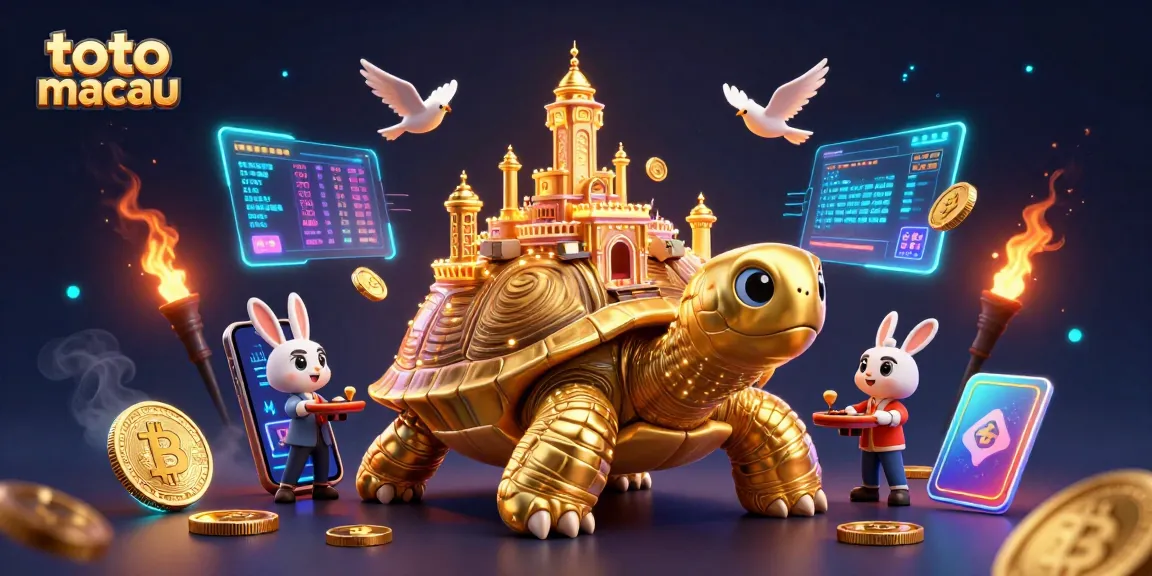 Menangkan permainan di toto macau dengan gambar ilustrasi kasino yang megah dan dealer ramah.