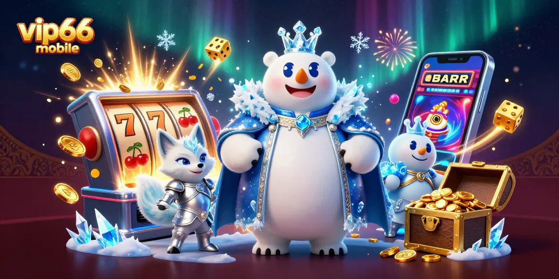 Spin to win with vip66 mobile as the ice king and snow fox unleash a jackpot of fun!