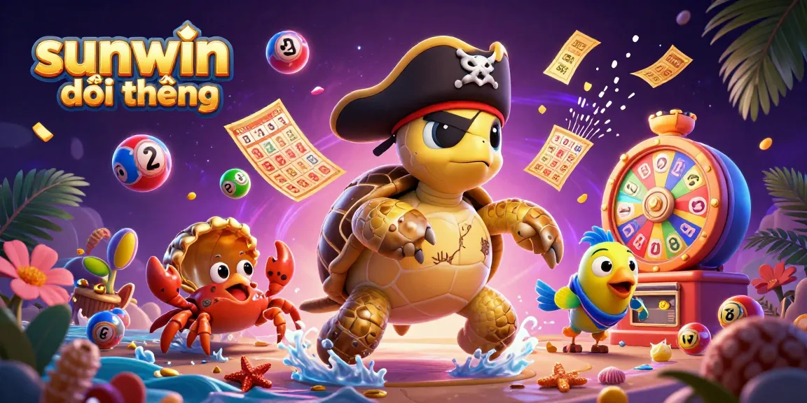 Experience sunwin đổi thưởng with a vibrant casino-themed scene featuring animated characters and dynamic game elements.