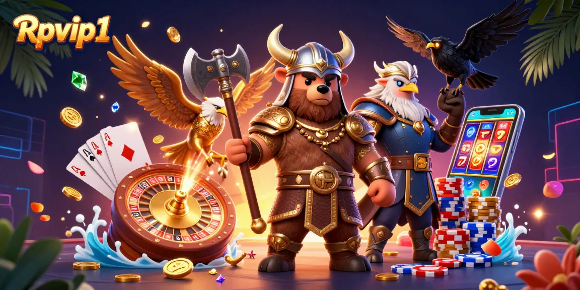 Menang besar dengan Rpvip1 dan rasakan permainan kasino online yang mendebarkan dalam adegan 3D yang hidup.