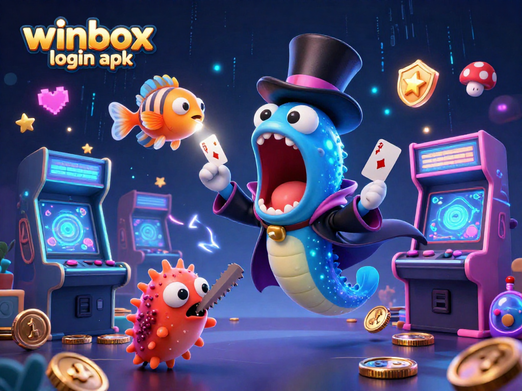 Engage in top-tier gaming with winbox login apk, featuring dynamic card tricks by magical sea creatures.