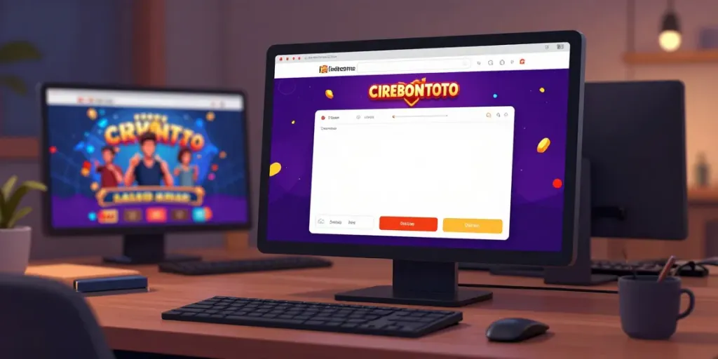 Antarmuka CIREBONTOTO di smartphone menunjukkan fitur toto online yang cepat dan responsif.