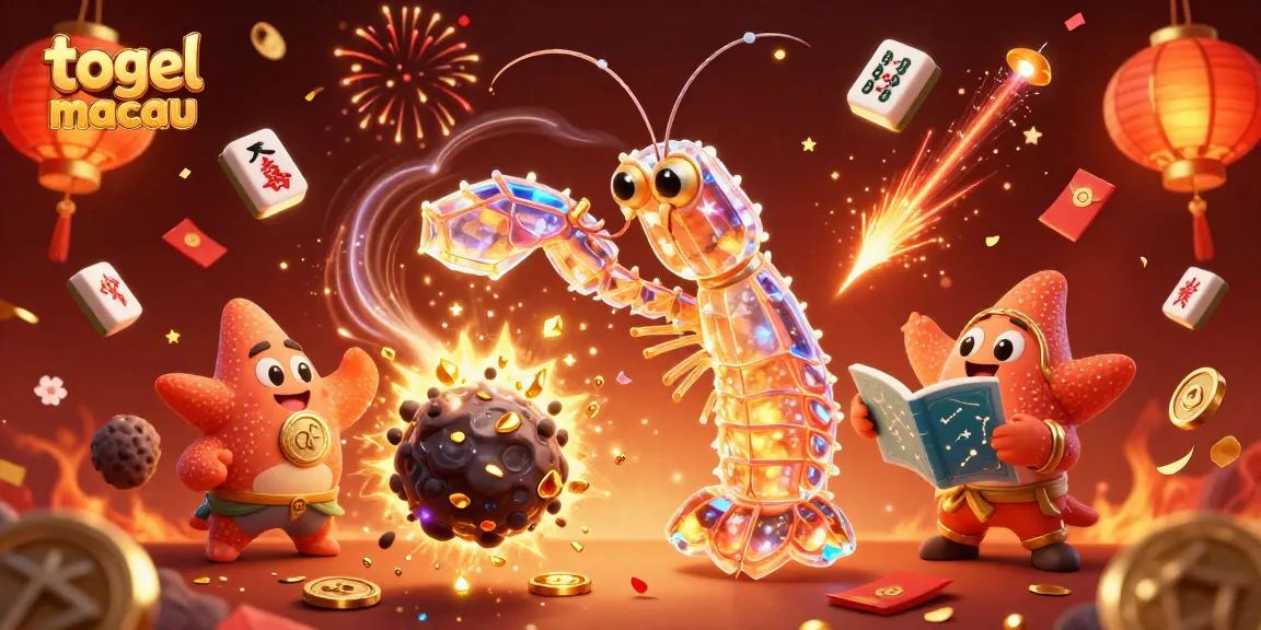 Engage in thrilling togel macau adventures with an explosive scene featuring exquisite 3D characters.