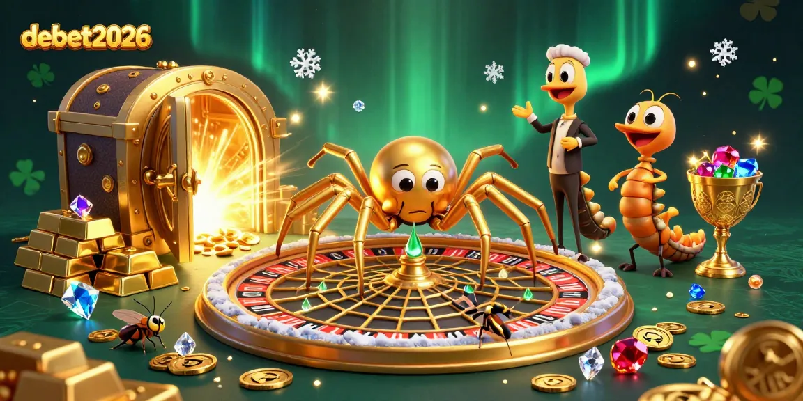 Experience the thrill of debet2026 as you spin your luck with a golden roulette web!