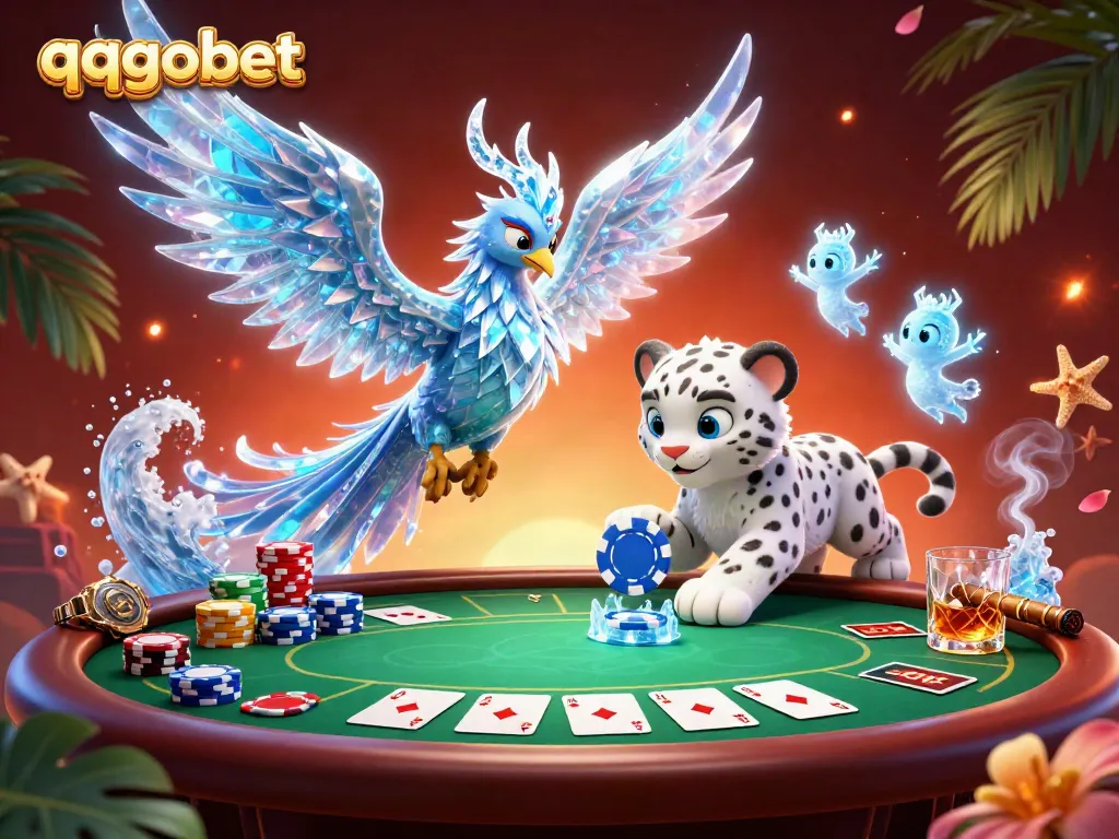 Engage in thrilling games with qqgobet, featuring vibrant casino elements and enchanting characters.
