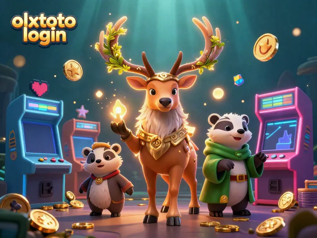 Experience the dynamic olxtoto login atmosphere with vibrant characters and engaging gaming elements.