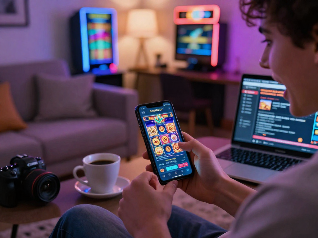 GACORMAX memperlihatkan pengalaman bermain slot dengan antusiasme pengguna aplikasi mobile di rumah