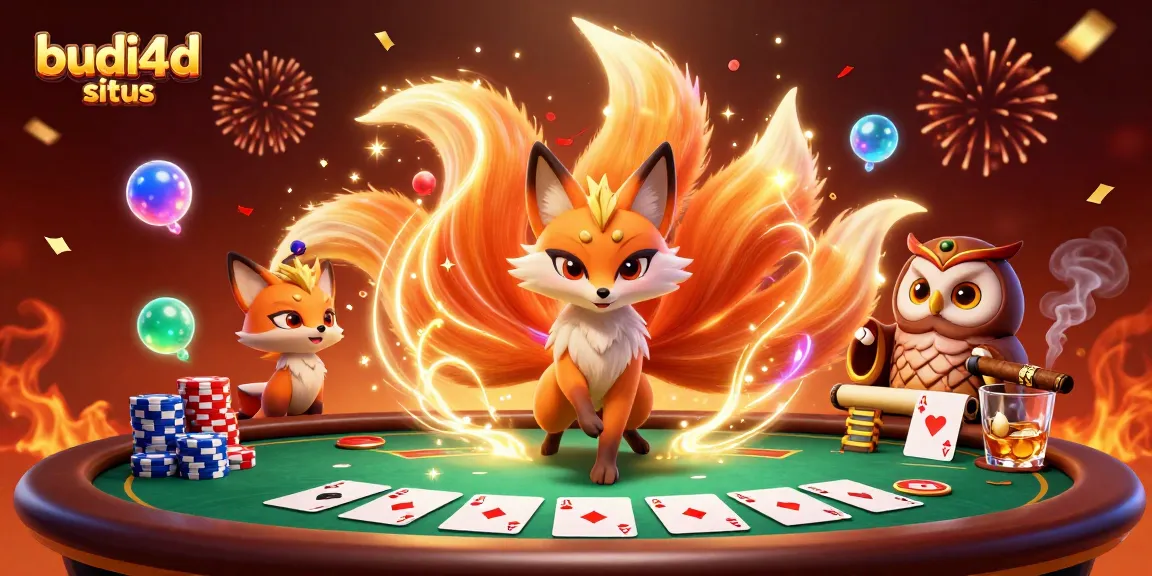 Experience thrilling gameplay with the budi4d situs featuring vibrant card game scenes.