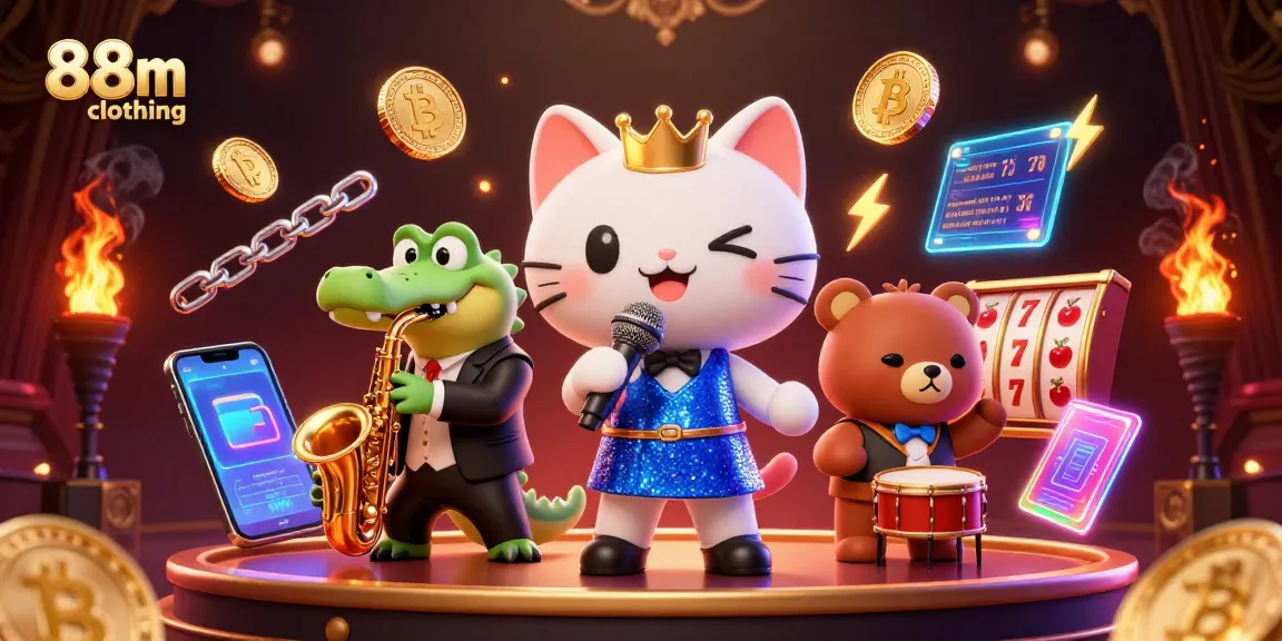 Engage in the excitement of 88m clothing at the casino with vibrant characters and rich details.