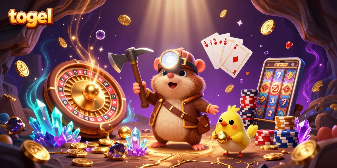 Mengalami togel dengan karakter unik dalam ilustrasi kasino penuh detail, menggambarkan petualangan yang menegangkan.