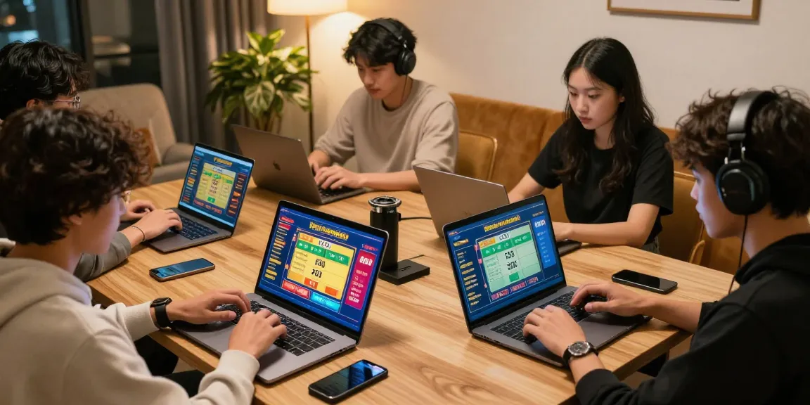 Pengalaman bermain rajatogel dengan para pemain yang terlibat dalam permainan togel online di laptop dan smartphone.